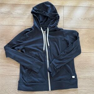 Vuori Halo Performance Hoodie 2.0 Midnight Heather Navy Blue Large